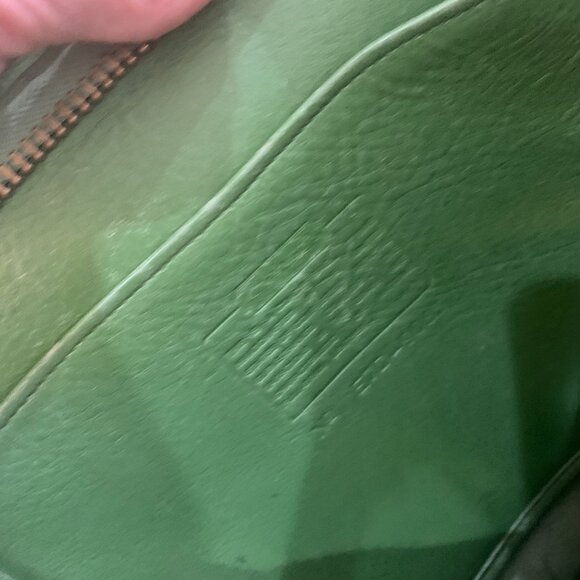 Olive green Coach bucket bag - Picture 5 of 6